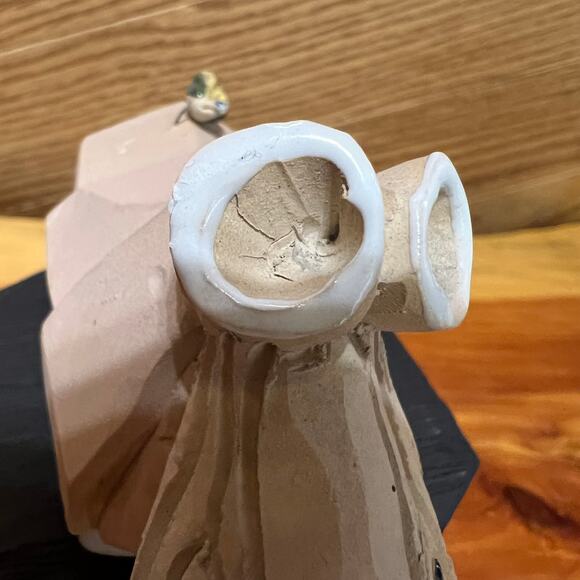 Vintage A. Torreon Rhino Signed Artisan Sculpture Figurine Ceramic 4" Uruguay - Picture 8 of 10